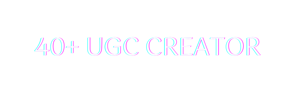 40 UGC CREATOR